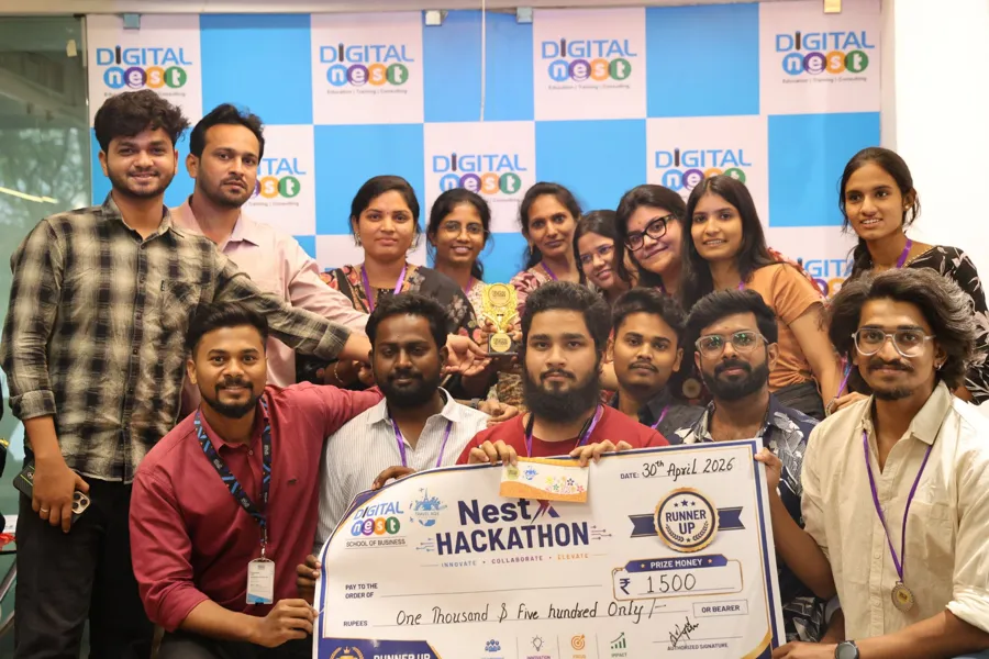 Digital Nest students at the Nest Hackathon